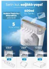 Taşınabilir Işıklı 5 Spreyli Vantilatör Buzlu Buharlı Vantilatör Mini Fan Nemlendirici