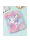 Unicorn Tasarımlı Peluş Hatıra Defteri