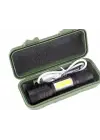 Wison Ws-5454 Taktik El Feneri Usb Şarj Edilebilir Kamp Feneri Cob Zumlanabilir Mini Taşınabilir El Feneri