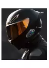 Y12  Motor Kask Kulaklık Rgb Modlu Radyolu Motosiklet Kulaklık 5.3 Bluetooth Intercom