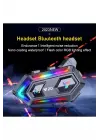 Y20 Motor Kurye Kask Kulaklık Rgb Modlu Bluetooth Motosiklet Kulaklık 5.3 Bluetooth Interkom