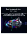 Y20 Motor Kurye Kask Kulaklık Rgb Modlu Bluetooth Motosiklet Kulaklık 5.3 Bluetooth Interkom