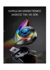 Y21 Rgb Işık Efektli Intercom Bluetooth Motosiklet Kask Kulaklığı Intercom Kulaklık