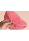 Yuvarlak Vantuzlu Banyo Sırt Kese Matı 26 cm