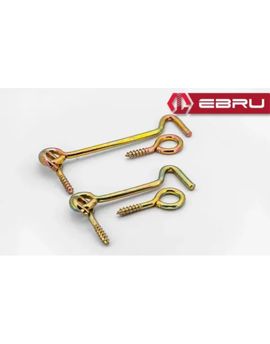 , Kapı Pencere Halkalı Çengel, Kanca Kilit 40 - 100 Adet