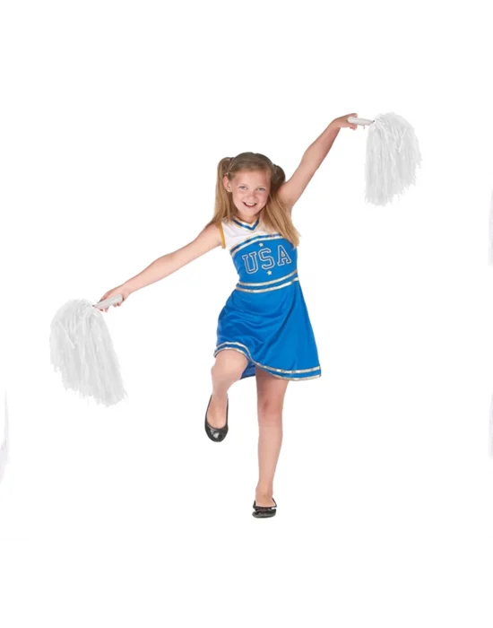 1 Çift ( 2 Adet ) Beyaz Renk 23 Nisan Gösteri Ponponu