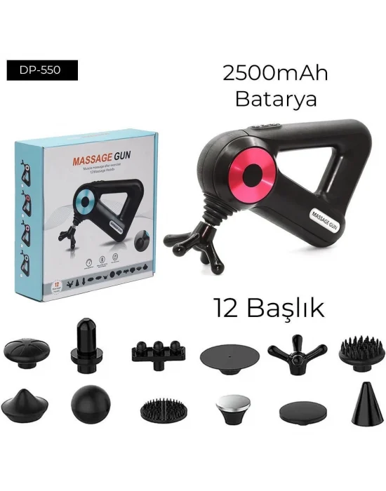 12 Başlıklı Masaj Aleti