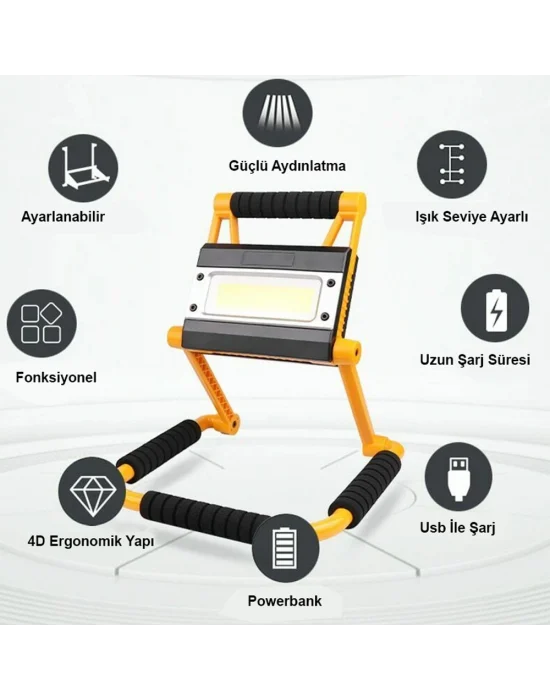 1300 Lümen Güçlü Aydınlatma  Wt-328