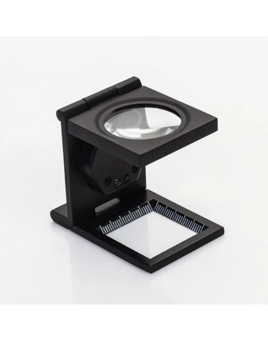 25x25 Mm Full Çelik Kaplı Katlamalı Büyüteç Th9005b