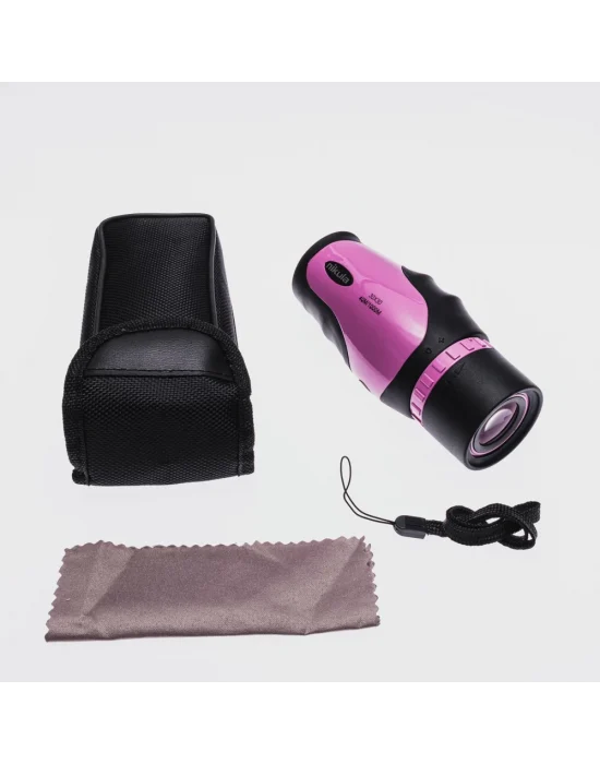 30x30 Tek Gözlü Ayarı Gerektirmeyen Perma Focus Otomatık Netleme Dürbün Fuşya