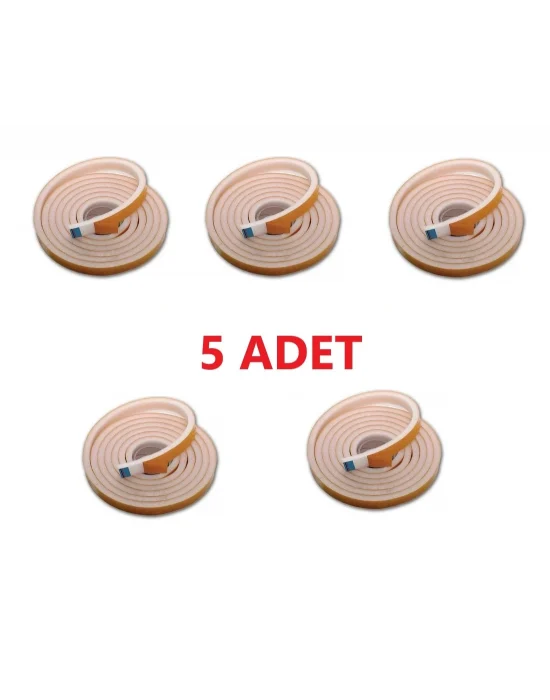 5 Adet 9 Metre Pencere Izolasyon Bandı Yapışkanlı Cam Yalıtım Süngeri Rüzgar Soğuk Kesici Pimapen Fitili