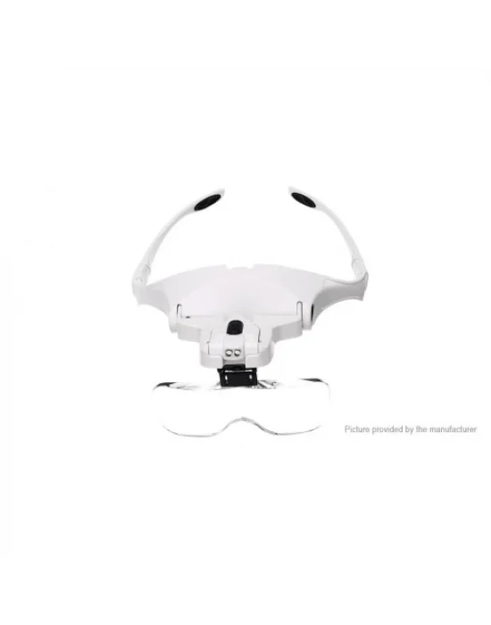 5 Lens 1.0x3.5x, 2led Işıklı  Ile Ayarlanabilir Gözlük Büyüteç9892b2