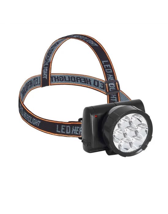 7 Ledli Şarjlı Baret Kafa Lambası  Wt-701