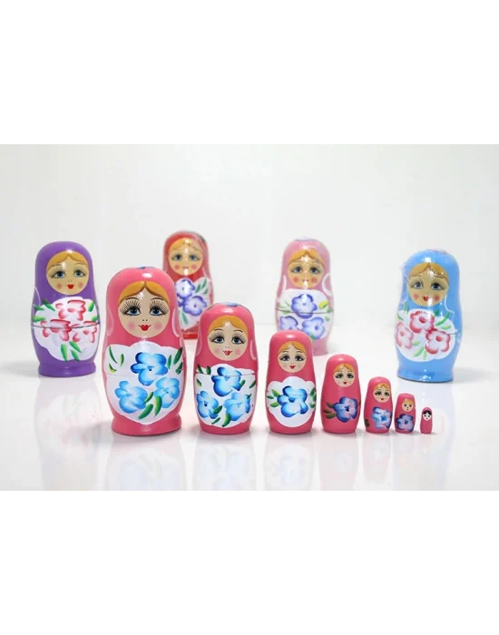 7li Ahşap Matruşka Alk1202