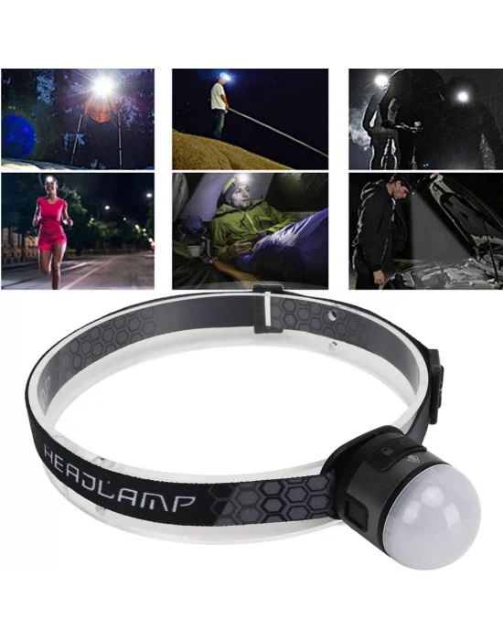 7 Mod Şarjlı Kafa Ve Kamp Lambası  Wt-618