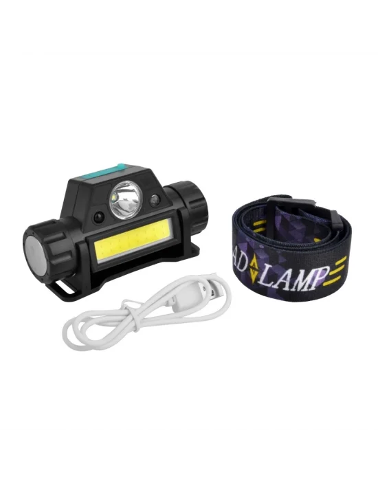 8 Saat Dayanıklı Şarjlı Sensörlü Mıknatıslı Kafa Lambası  Wt-055