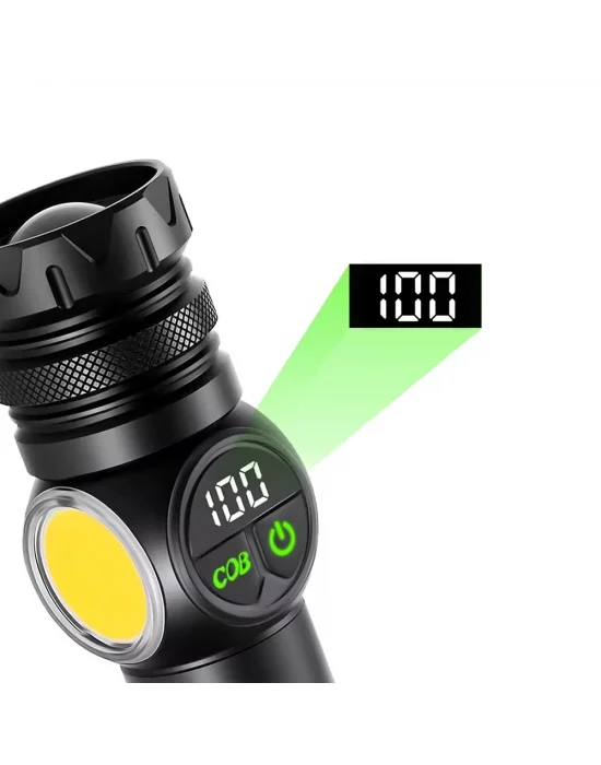 9 Mod Şarjlı Kamp Lambası El Feneri  Wt-704