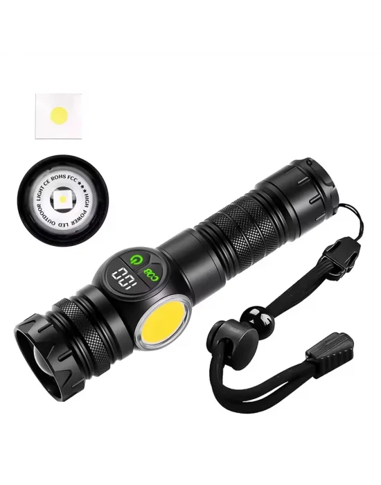 9 Mod Şarjlı Kamp Lambası El Feneri  Wt-704