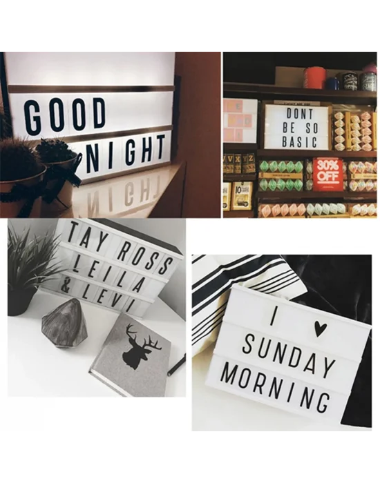 A4 Led Işıklı Yazı Panosu Lightbox