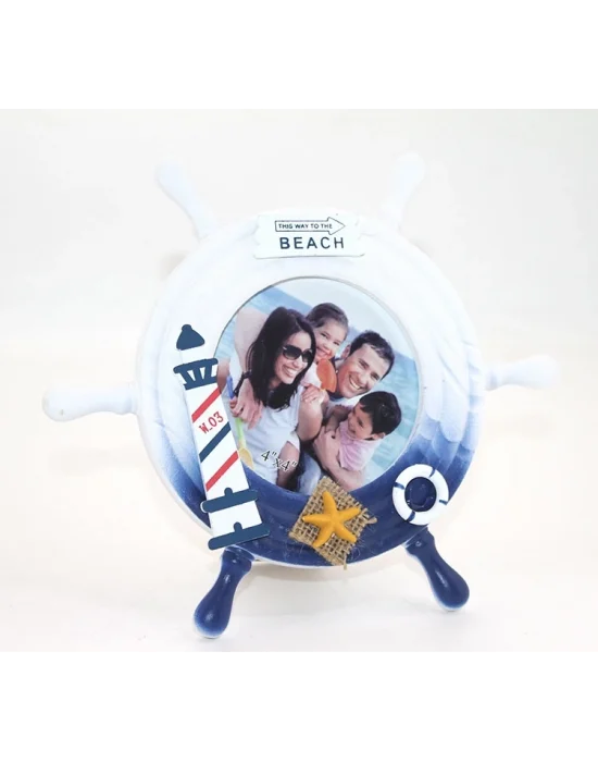 Ahşap Marin Dümenli Çerceve Alk2470