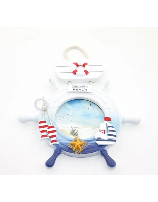 Ahşap Marin Dümenli Çerceve Alk2475