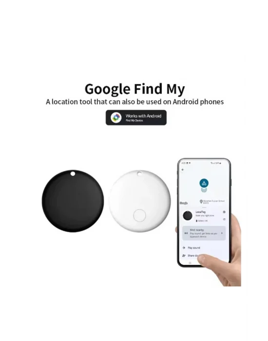 Airtag Android Konum Belirleme Akıllı Takip Cihazı Smart Finder Beyaz