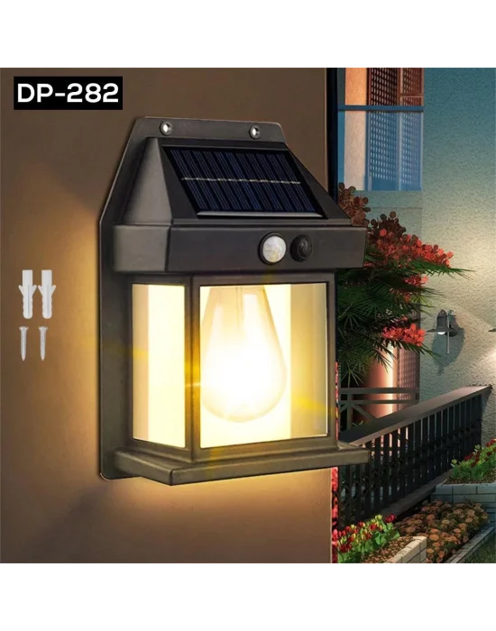 Ampül Şeklinde Güneş Enerjili Lamba