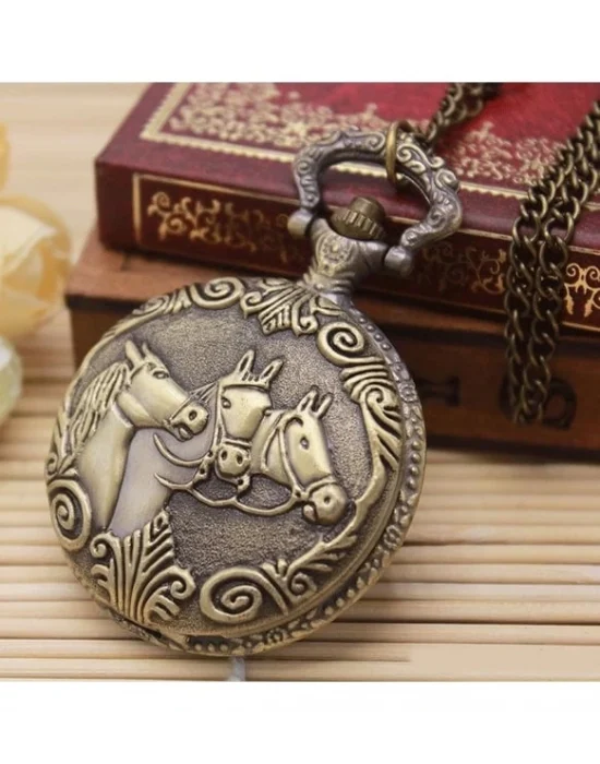 At Büstü Köstekli Saat Alk2611