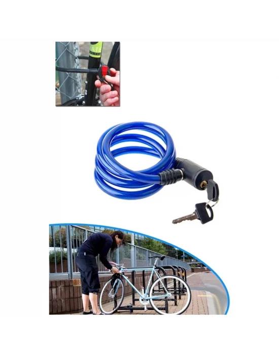 Bisiklet Kilidi Anahtarlı 11.5mm X 85cm