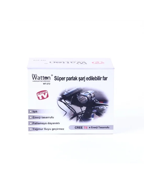 Black Wt-272-profesyonel Bisiklet Lambası