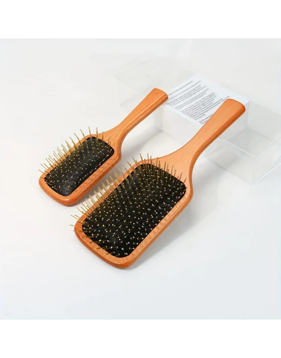 Çelik İğne Uçlu Bambu Tarak 25.5cm 12li Paket