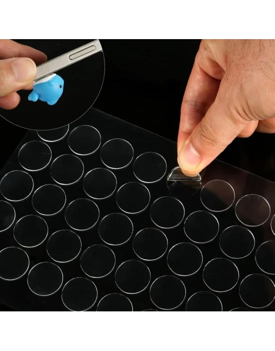 Çift Taraflı Yuvarlak Montaj Macunu 42li