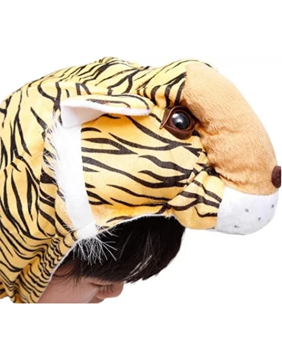 Çocuk Kaplan Kostumu - Aslan Kostümü 4-5 Yaş 100 Cm