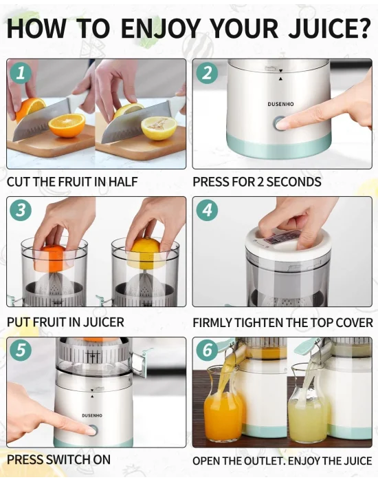 Çok Fonksiyonlu Meyve Sıkacağı Ev Otomatik Cüruf Suyu Ayırma