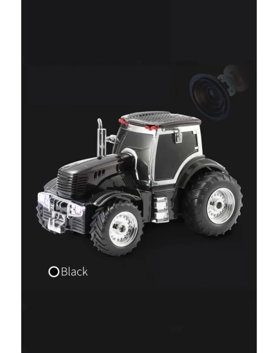 D42 Siyah Traktör Tasarım Usb/fm Radyo Bluetooth Hoparlör Speaker