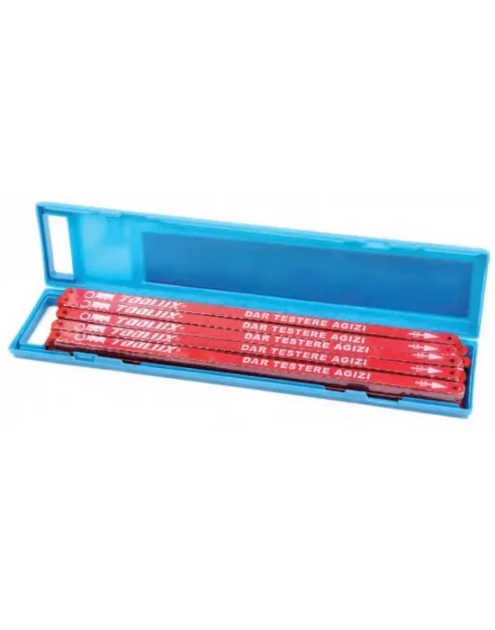 Dar Demir Testere Ağzı Çift Taraflı - 100 Adet