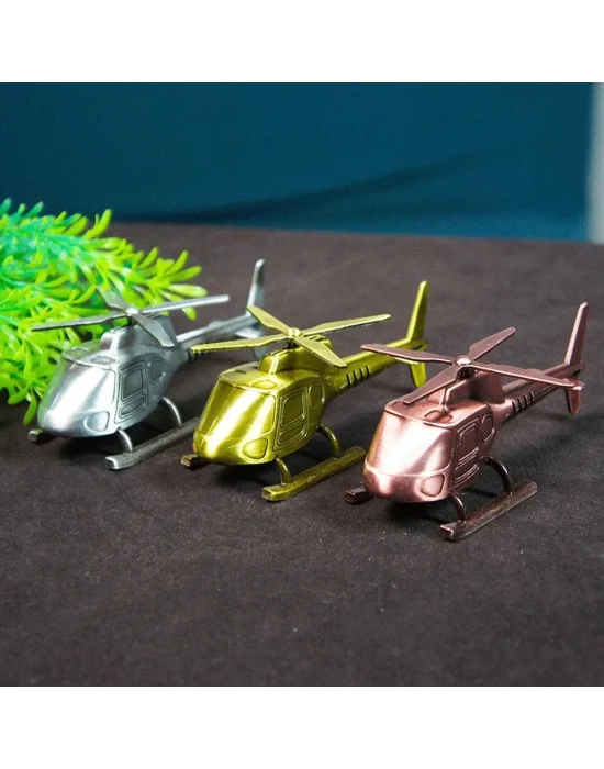 Dekoratif Metal Helikopter