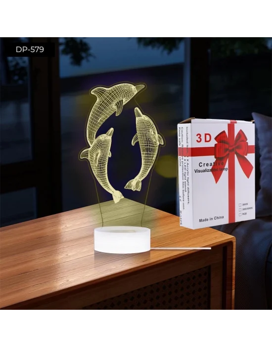 Dempower Yunus Şekilli Gece Lambası