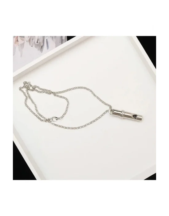 Deprem Düdüğü Çelik Kolye