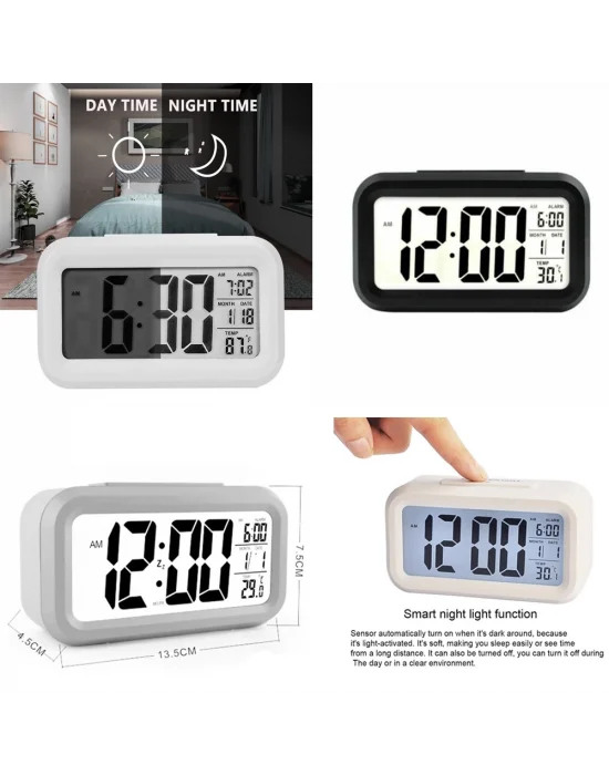 Dijital Alarmlı Masa Saati