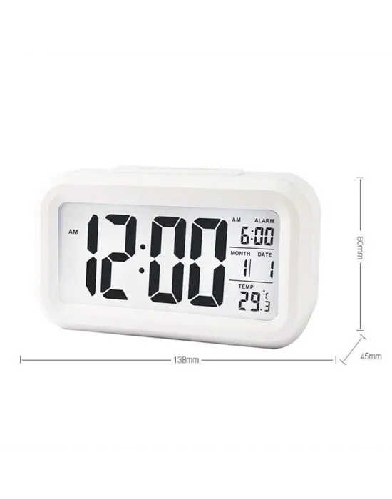 Dijital Alarmlı Masa Saati