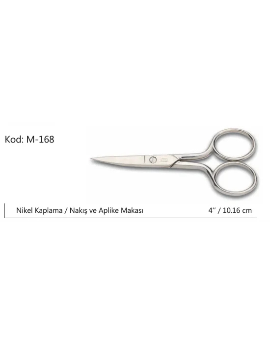 Europe Kalın Nakış Makası Süper Kalite No:4 10,16 Cm