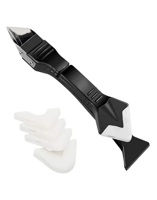 Fayans Derz Silikon Kazıyıcı Sıyırıcı Ve Uygulayıcı Aparat 3 Ü 1 Arada