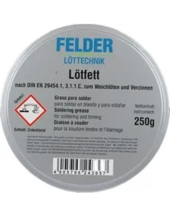 Felder Lötfett Lehim Pastası 250 Gr