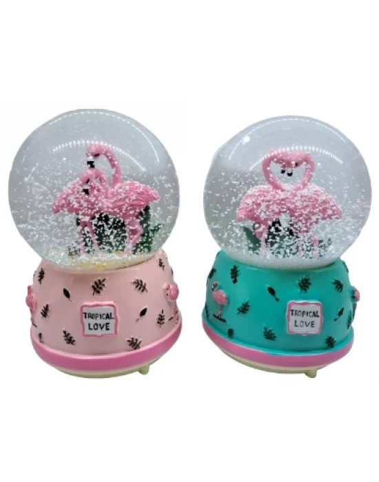 Flamingo Kar Küresi Büyük Boy