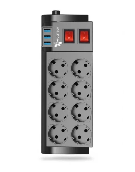 Ftr-08 8’li Termal Akım Korumalı Priz