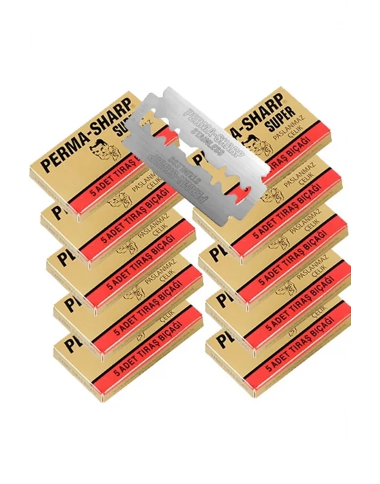 Gillette Perma-sharp 5li Traş Jileti 20 Paket