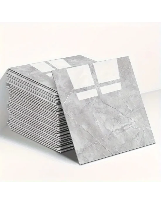 Gri Mermer Desen Duvar Sticker (30*30)