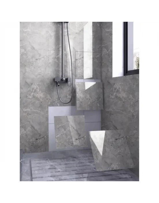 Gri Mermer Desen Duvar Sticker (30*30)