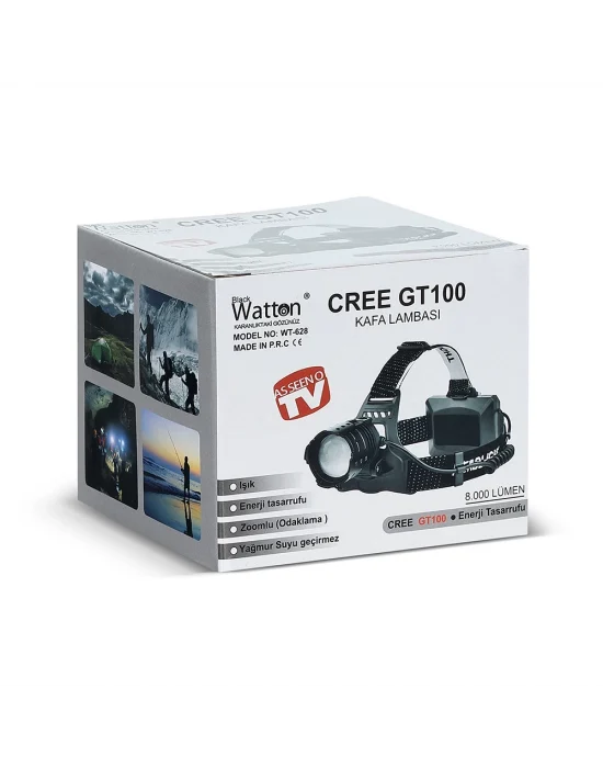 Gt100 Led Şarjlı Kafa Lambası  Wt-628